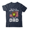 Softball Dad My Favorite Softball Player Calls Me Dad T-Shirt & Hoodie | Teecentury.com