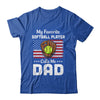 Softball Dad My Favorite Softball Player Calls Me Dad T-Shirt & Hoodie | Teecentury.com