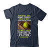 Softball Dad Some People Have To Wait Their Entire Lives T-Shirt & Hoodie | Teecentury.com