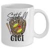 Softball Gigi Leopard Game Day Softball Lover Mothers Day Mug | teecentury