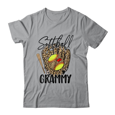 Softball Grammy Leopard Game Day Softball Lover Mothers Day Shirt & Tank Top | teecentury