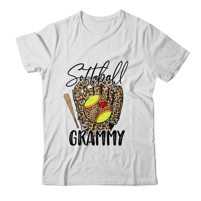 Softball Grammy Leopard Game Day Softball Lover Mothers Day Shirt & Tank Top | teecentury