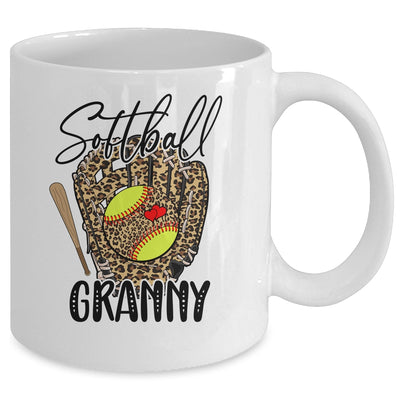 Softball Granny Leopard Game Day Softball Lover Mothers Day Mug | teecentury