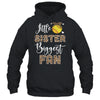 Softball Little Sister Biggest Fan Softball Sister Leopard Shirt & Tank Top | teecentury