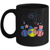 Softball Lover Patriotic 4th Of July Independence Day Mug | teecentury