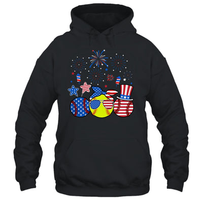 Softball Lover Patriotic 4th Of July Independence Day Shirt & Tank Top | teecentury