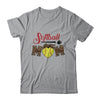 Softball Mom Leopard Funny Baseball Mom Mother's Day T-Shirt & Tank Top | Teecentury.com