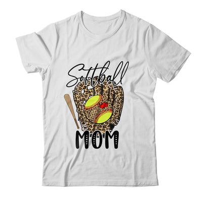 Softball Mom Leopard Game Day Softball Lover Mothers Day Shirt & Tank Top | teecentury