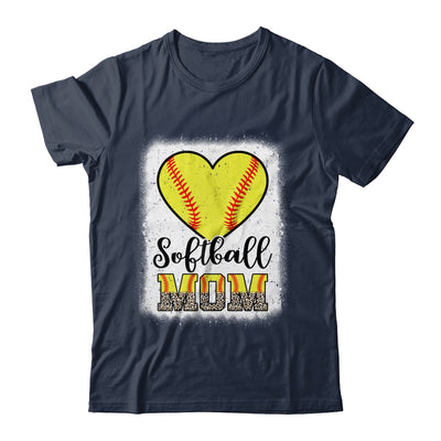 Softball  Mom Leopard Mothers Day Mom Shirt & Tank Top | teecentury