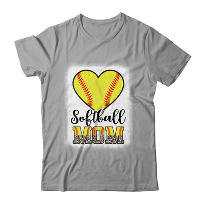 Softball  Mom Leopard Mothers Day Mom Shirt & Tank Top | teecentury