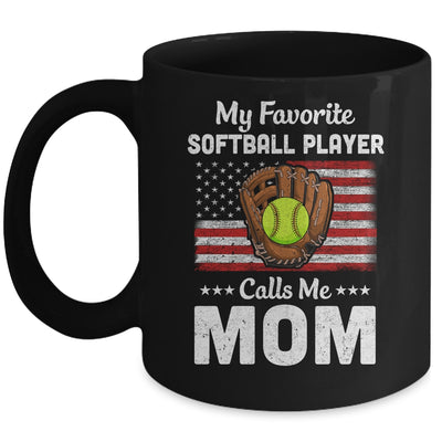 Softball Mom My Favorite Softball Player Calls Me Mom Mug Coffee Mug | Teecentury.com