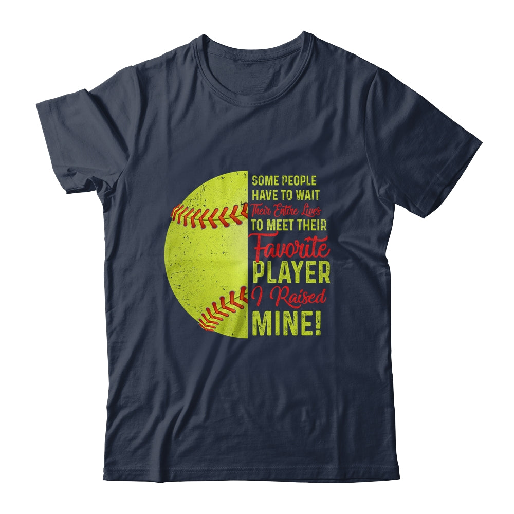 Some People Have To Wait Their Entire Lives Softball Player T-Shirt & Hoodie | Teecentury.com