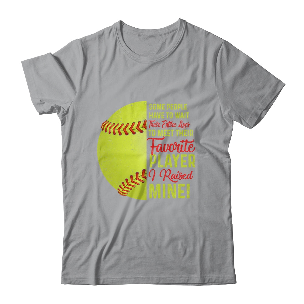 Some People Have To Wait Their Entire Lives Softball Player T-Shirt & Hoodie | Teecentury.com