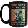 Some People Just Need A Hug Vintage Bjj Brazilian Jiu Jitsu Mug | teecentury