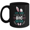 Some bunny Is Going To Be A Big Brother Easter Pregnancy Mug | teecentury