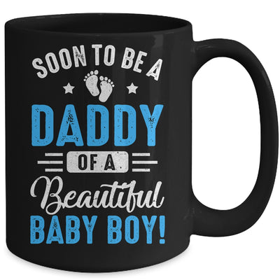 Soon To Be A Daddy Baby Boy Expecting Mother Mug | teecentury