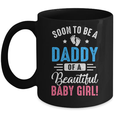 Soon To Be A Daddy Baby Girl Expecting Mother Mug | teecentury