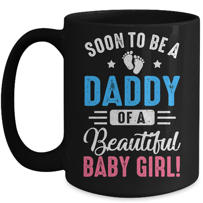 Soon To Be A Daddy Baby Girl Expecting Mother Mug | teecentury