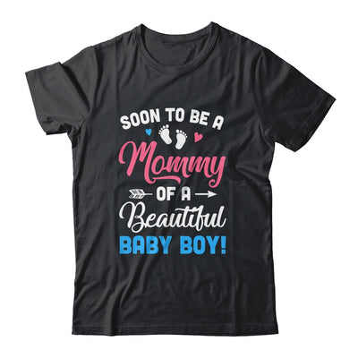 Soon To Be A Mommy Baby Boy Expecting Mother Shirt & Tank Top | teecentury