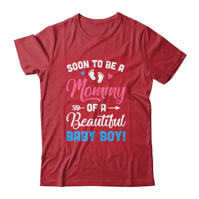 Soon To Be A Mommy Baby Boy Expecting Mother Shirt & Tank Top | teecentury