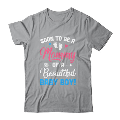 Soon To Be A Mommy Baby Boy Expecting Mother Shirt & Tank Top | teecentury