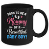 Soon To Be A Mommy Baby Boy Expecting Mother Mug | teecentury