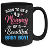 Soon To Be A Mommy Baby Boy Expecting Mother Mug | teecentury