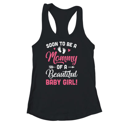 Soon To Be A Mommy Baby Girl Expecting Mother Shirt & Tank Top | teecentury