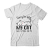 Sorry I'm Late My Cat Was Sitting On Me Funny Cat T-Shirt & Tank Top | Teecentury.com