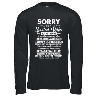 Sorry Im A Spoiled Wife But Not Yours Funny Wife Shirt & Hoodie | teecentury