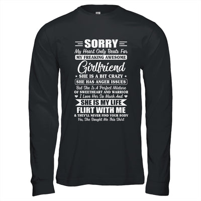 Sorry My Heart Only Beats For My Awesome Girlfriend T-Shirt & Hoodie | Teecentury.com