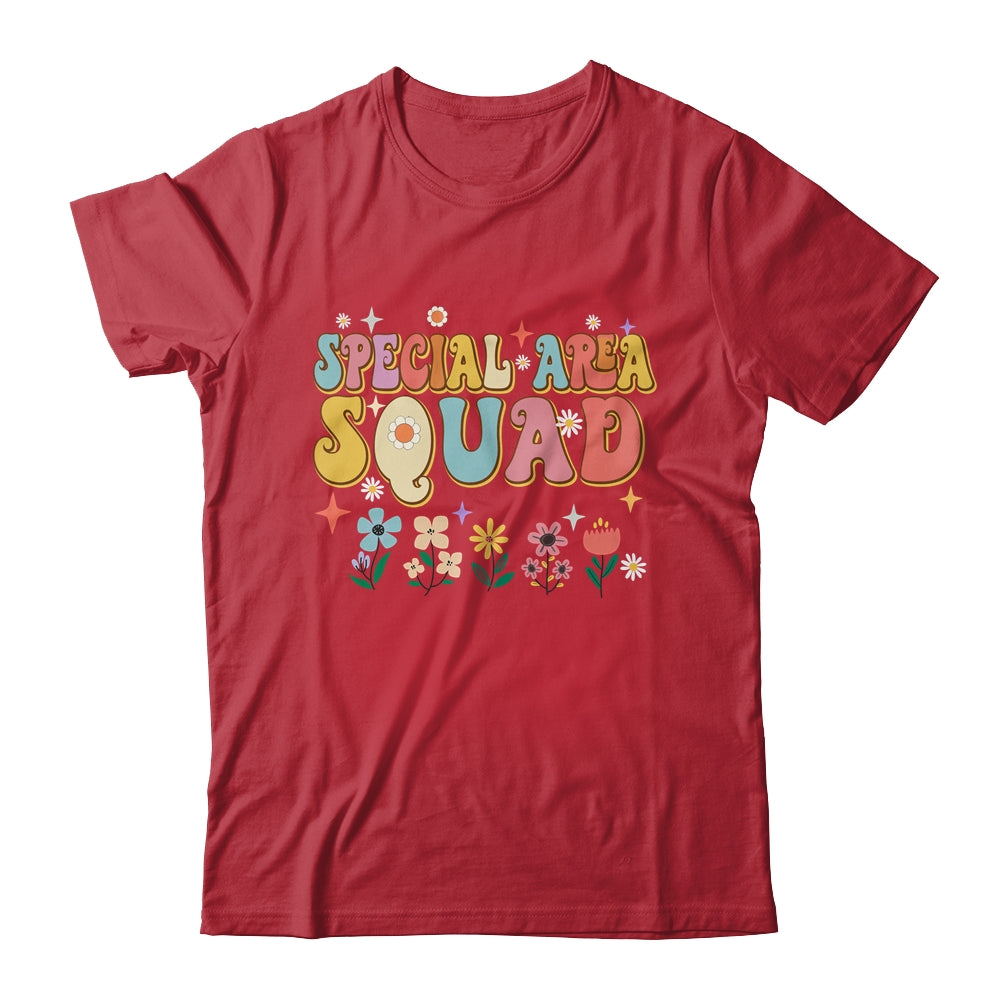 Special Area Squad Groovy Teacher Student Retro Shirt & Hoodie | teecentury