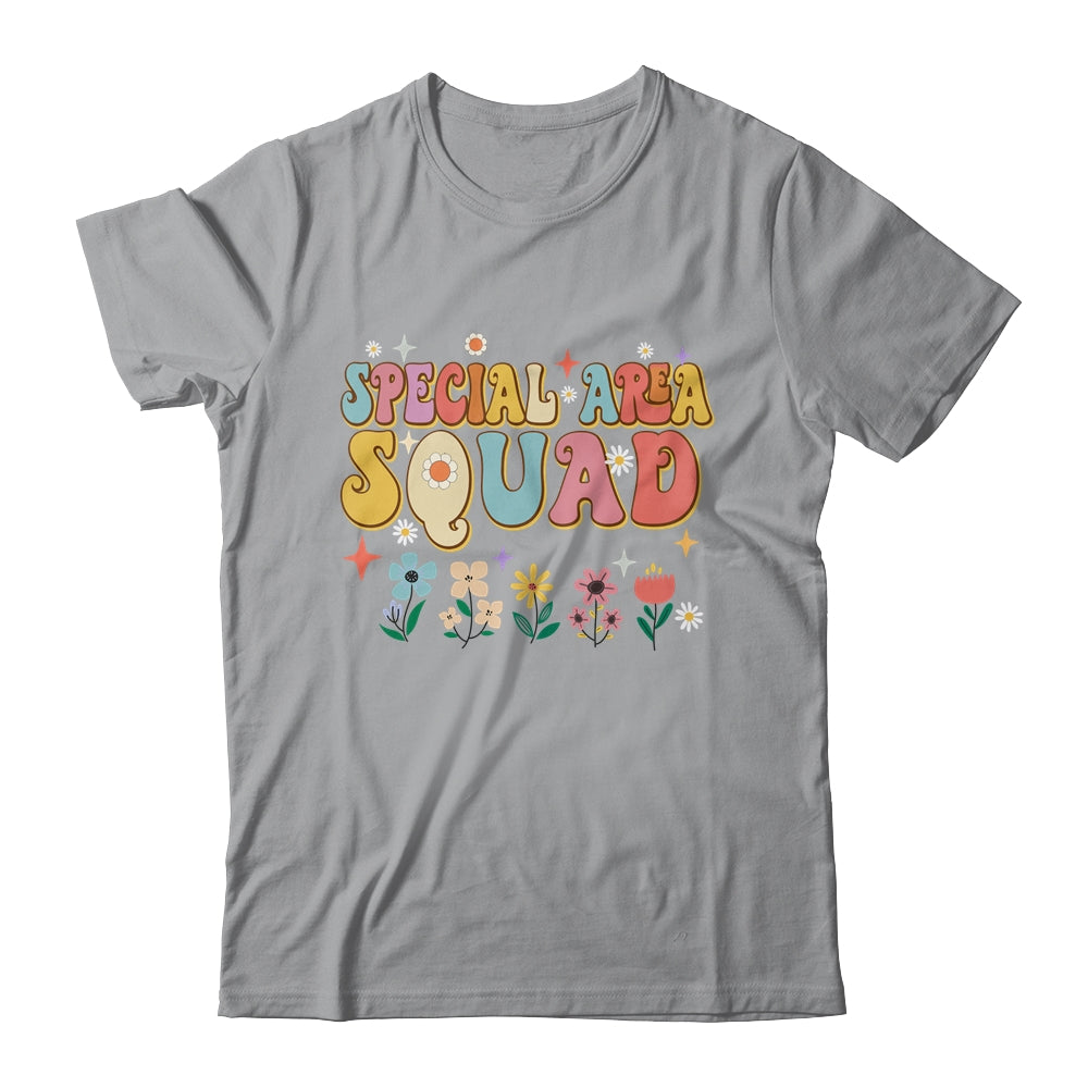 Special Area Squad Groovy Teacher Student Retro Shirt & Hoodie | teecentury