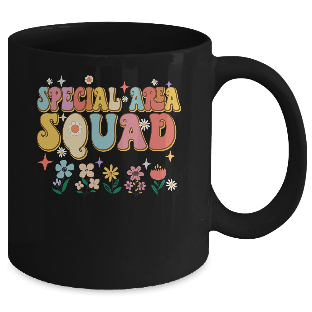 Special Area Squad Groovy Teacher Student Retro Mug | teecentury