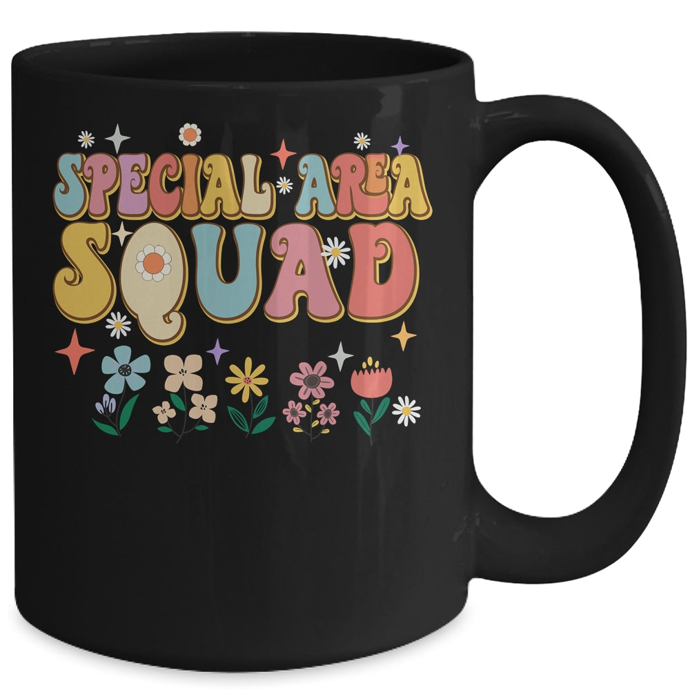 Special Area Squad Groovy Teacher Student Retro Mug | teecentury