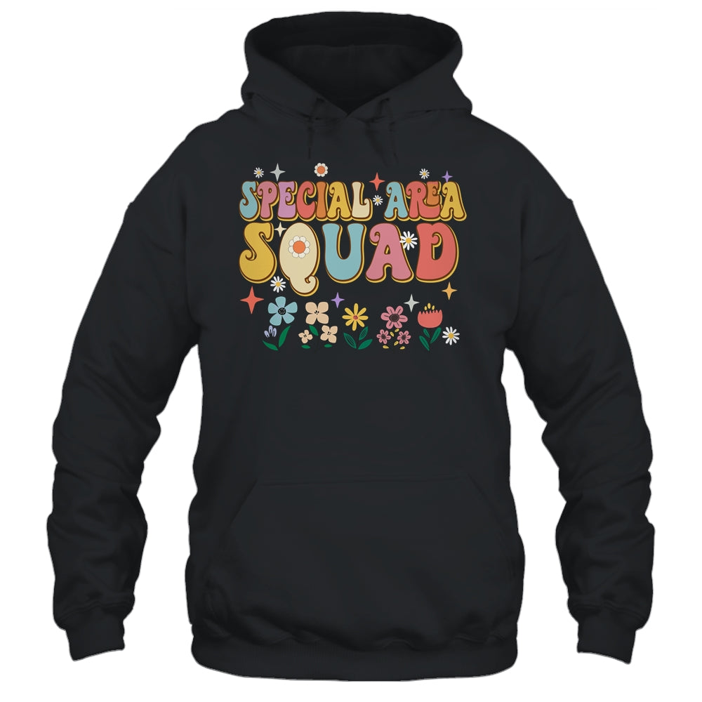 Special Area Squad Groovy Teacher Student Retro Shirt & Hoodie | teecentury