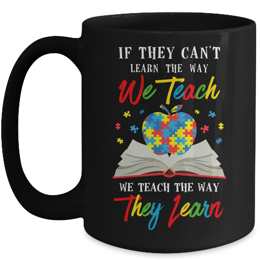 Special Teach Autism Awareness Puzzle Teacher Mug Coffee Mug | Teecentury.com