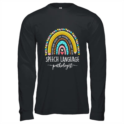 Speech Language Pathologist Rainbow Speech Therapy SLP Shirt & Hoodie | teecentury