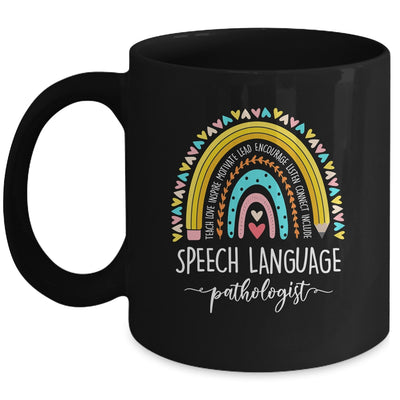 Speech Language Pathologist Rainbow Speech Therapy SLP Mug | teecentury