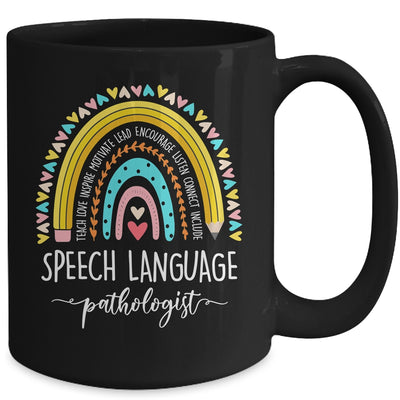 Speech Language Pathologist Rainbow Speech Therapy SLP Mug | teecentury