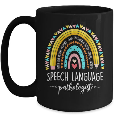 Speech Language Pathologist Rainbow Speech Therapy SLP Mug | teecentury