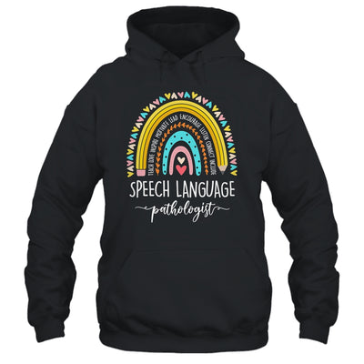 Speech Language Pathologist Rainbow Speech Therapy SLP Shirt & Hoodie | teecentury