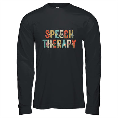 Speech Language Pathologist Speech Therapy Teacher Retro Shirt & Hoodie | teecentury