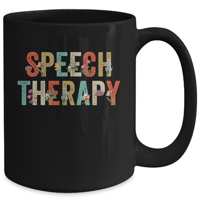 Speech Language Pathologist Speech Therapy Teacher Retro Mug | teecentury