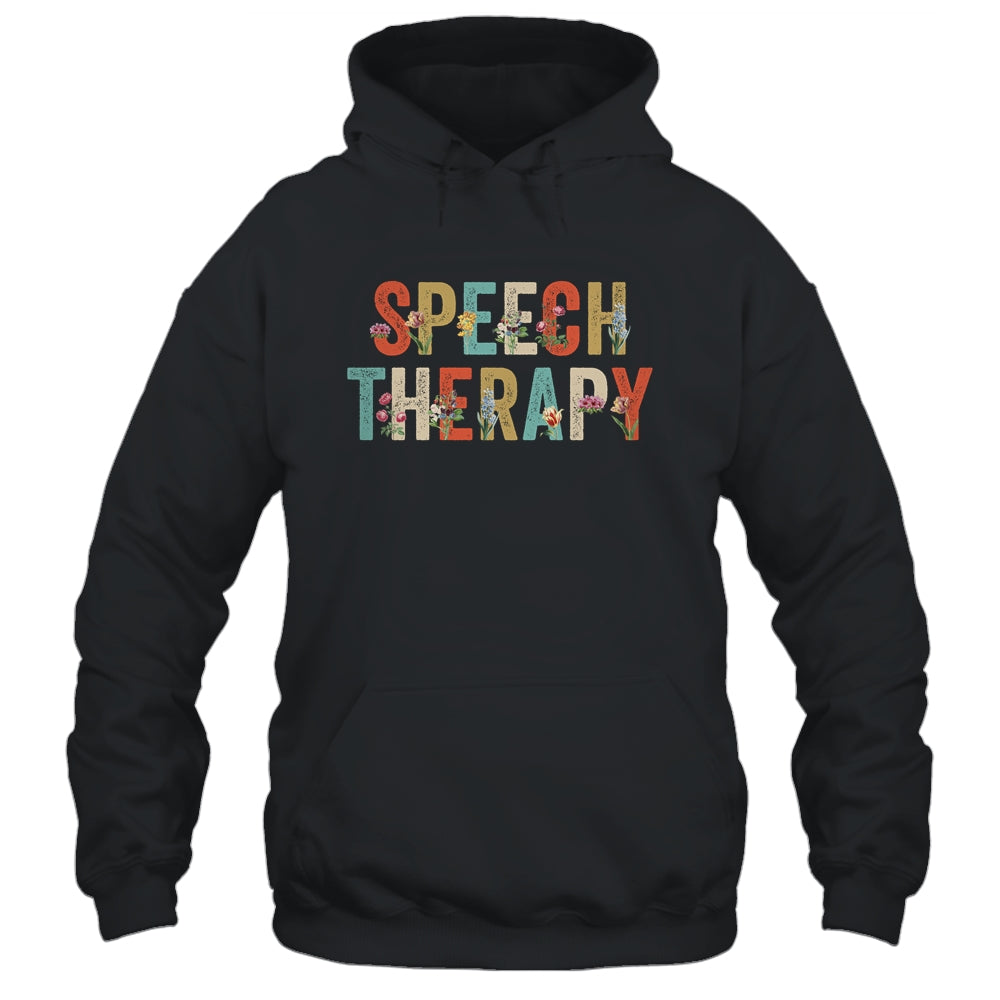 Speech Language Pathologist Speech Therapy Teacher Retro Shirt & Hoodie | teecentury