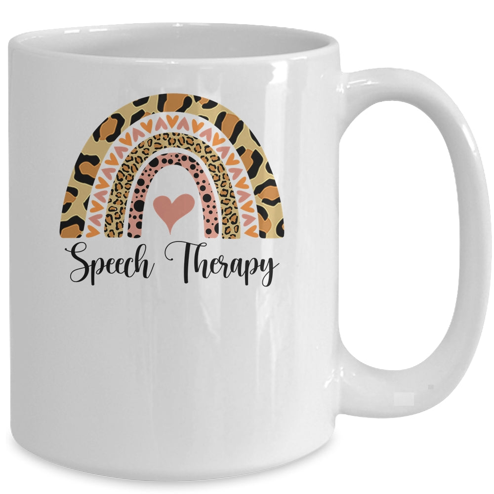 Speech Therapy Rainbow Speech Language Pathologist SLP Mug Coffee Mug | Teecentury.com