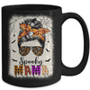 Spooky Mama Halloween Messy Bun Witch Mom Women Spooky Mug | teecentury