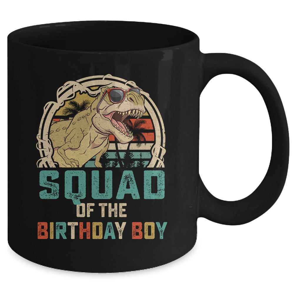 Squad Of The Birthday Boy Dinosaur Friend Matching Friends Mug | teecentury