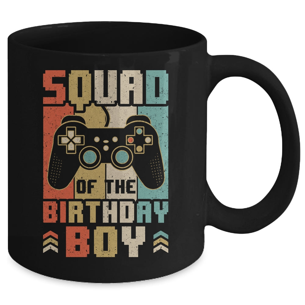 Squad Of The Birthday Boy Video Gamer Party Matching Family Mug | teecentury