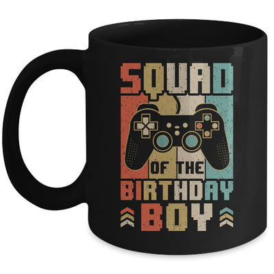 Squad Of The Birthday Boy Video Gamer Party Matching Family Mug | teecentury